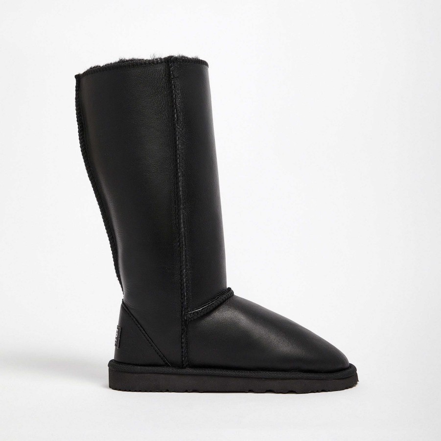 Women UGG Since 1974 Tall & Ultra Tall | Women'S Classic Tall Nappa Nappa Black