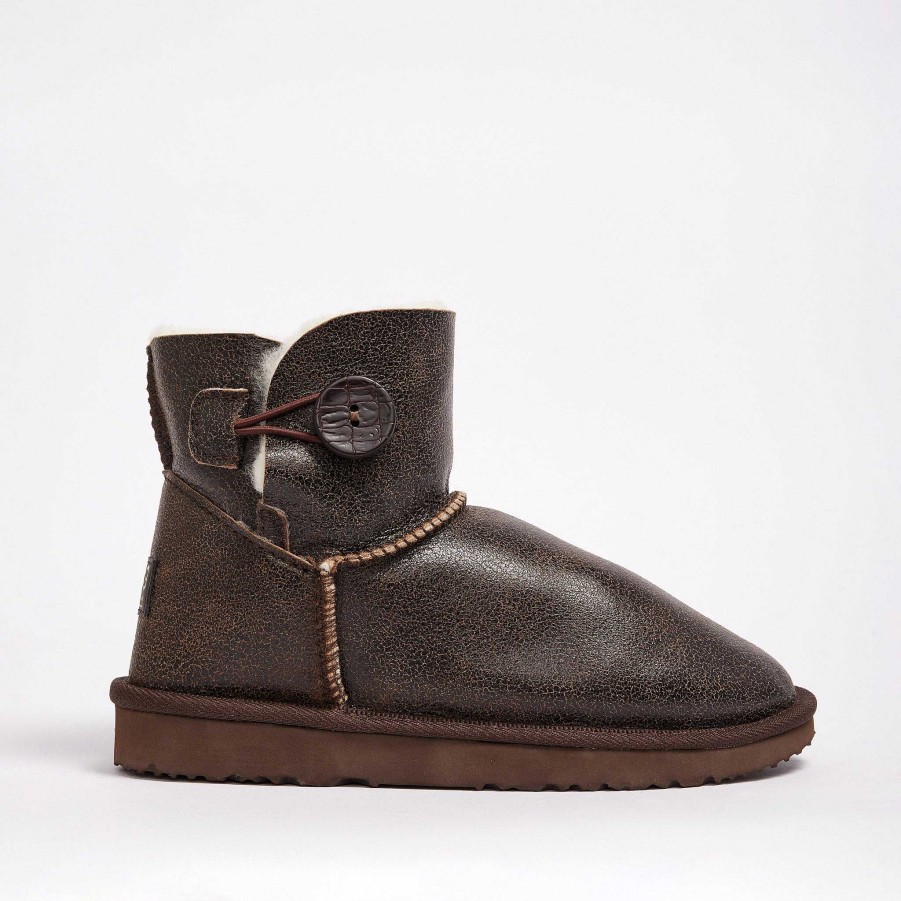 Men UGG Since 1974 Leather | Men'S Burleigh Button Bomber Mini