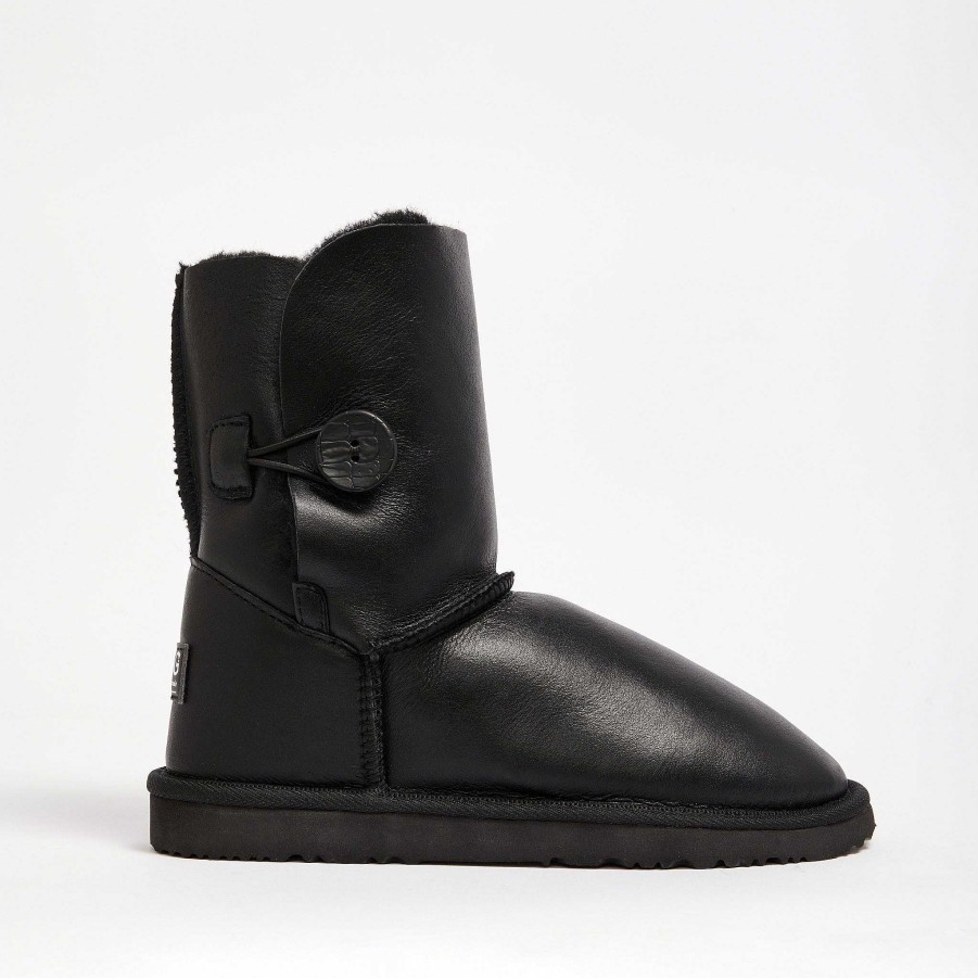 Men UGG Since 1974 Leather | Men'S Burleigh Button Nappa Mid