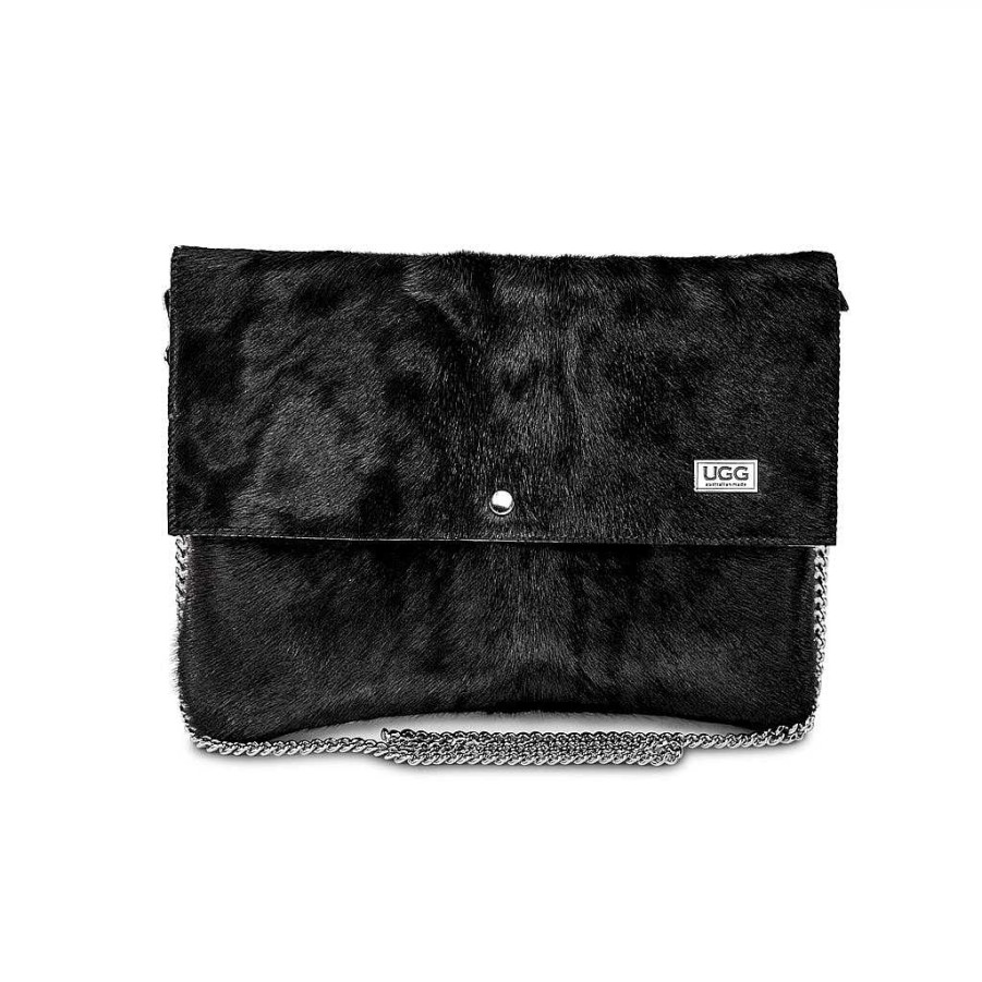 Accessories UGG Since 1974 Bags & Purses | Sahara Clutch Black Calf