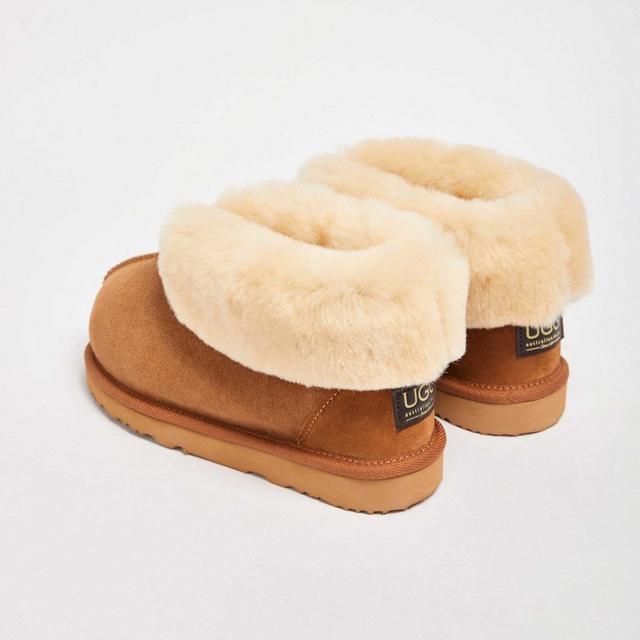 Women UGG Since 1974 Ankle Slippers | Women'S Ankle Slipper Natural