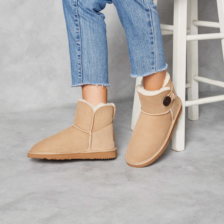 Women UGG Since 1974 Best Sellers | Women'S Burleigh Button Mini Natural