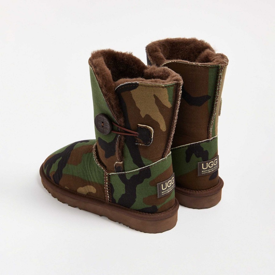 Men UGG Since 1974 BUTTON MINI | Men'S Camo Button Mid