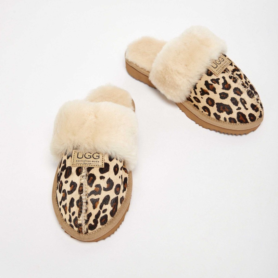 Women UGG Since 1974 Slippers | Women'S Designer Slipper Baby Leopard