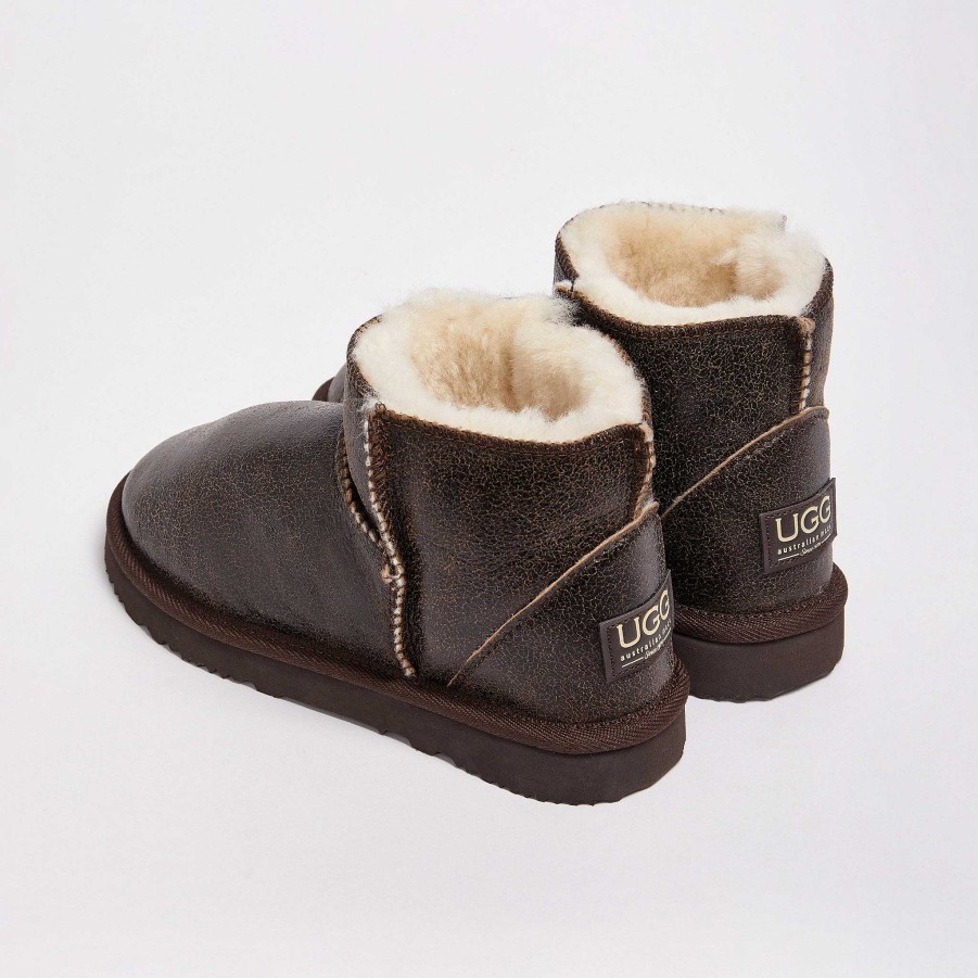 Men UGG Since 1974 Leather | Mens Classic Bomber Ultra Mini