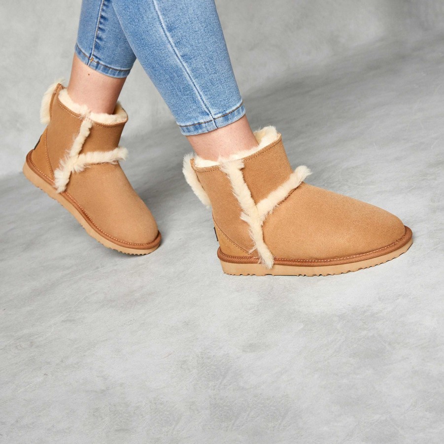 Women UGG Since 1974 Mini | Women'S Designer Mini Chestnut