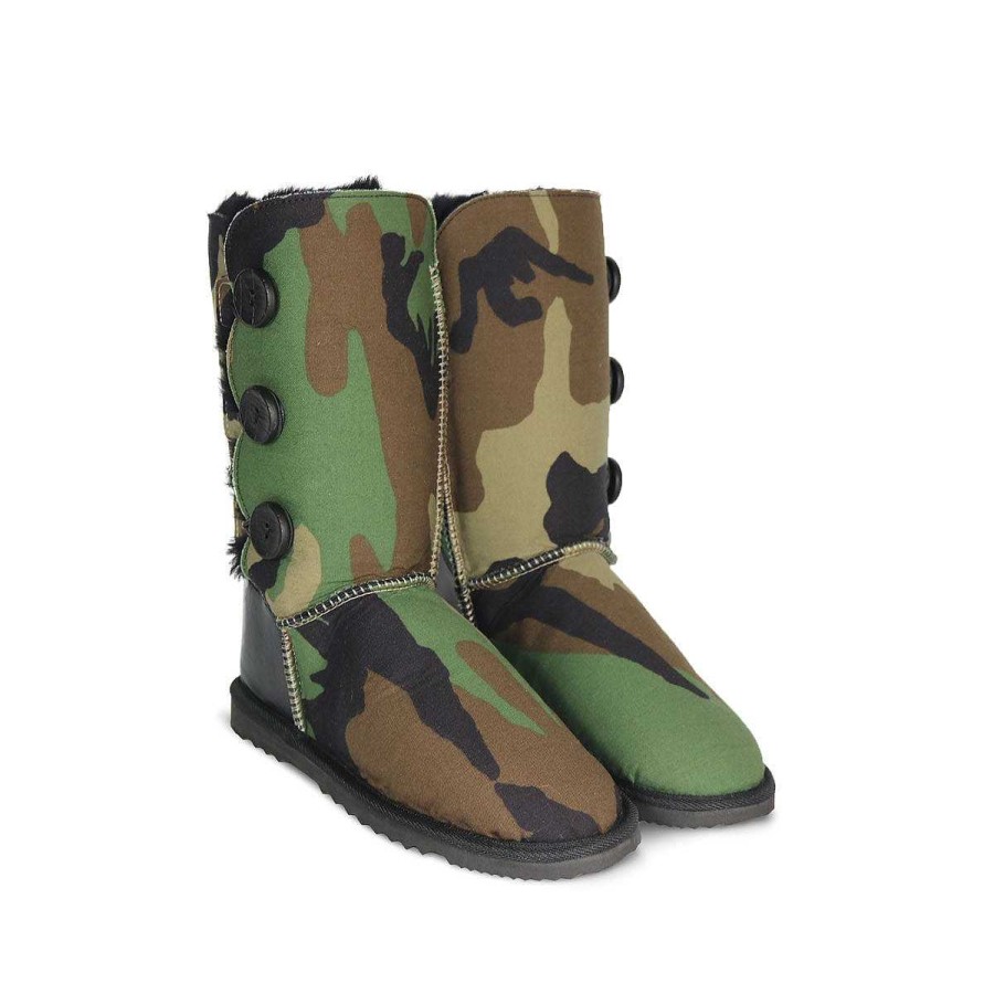 Men UGG Since 1974 BUTTON TRIPLET | Men'S Camo Button Triplet