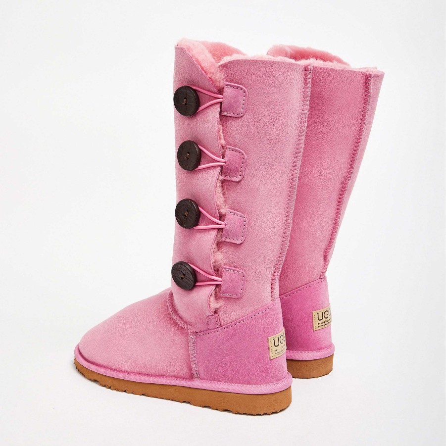 Women UGG Since 1974 Button Triplet & Quad | Women'S Burleigh Button Quad Colours