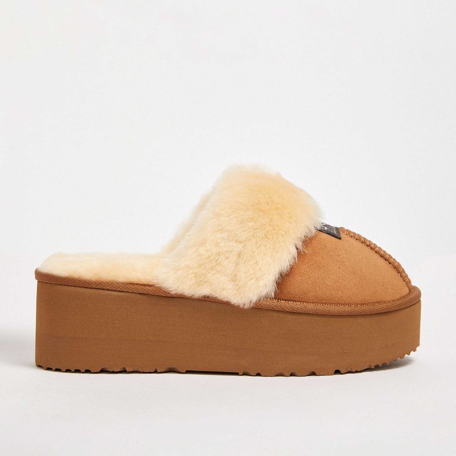 Women UGG Since 1974 Best Sellers | Women'S Platform Designer Slipper Natural