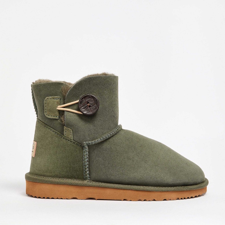 Women UGG Since 1974 Button Mini | Women'S Burleigh Button Mini Natural