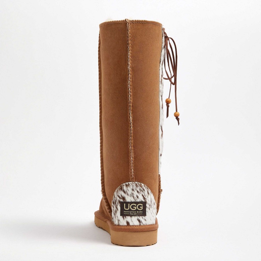 Men UGG Since 1974 Laces & Zips | Men'S Lace Up Tall Calf