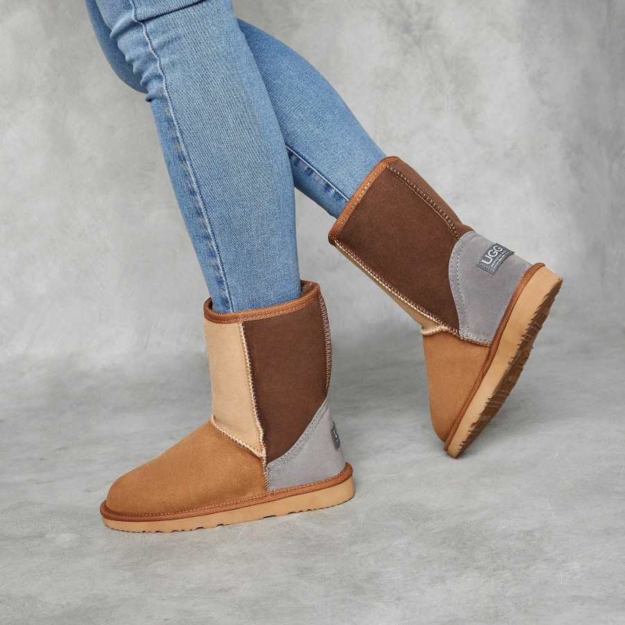 Women UGG Since 1974 Mid | Women'S Classic Mid Tricolour