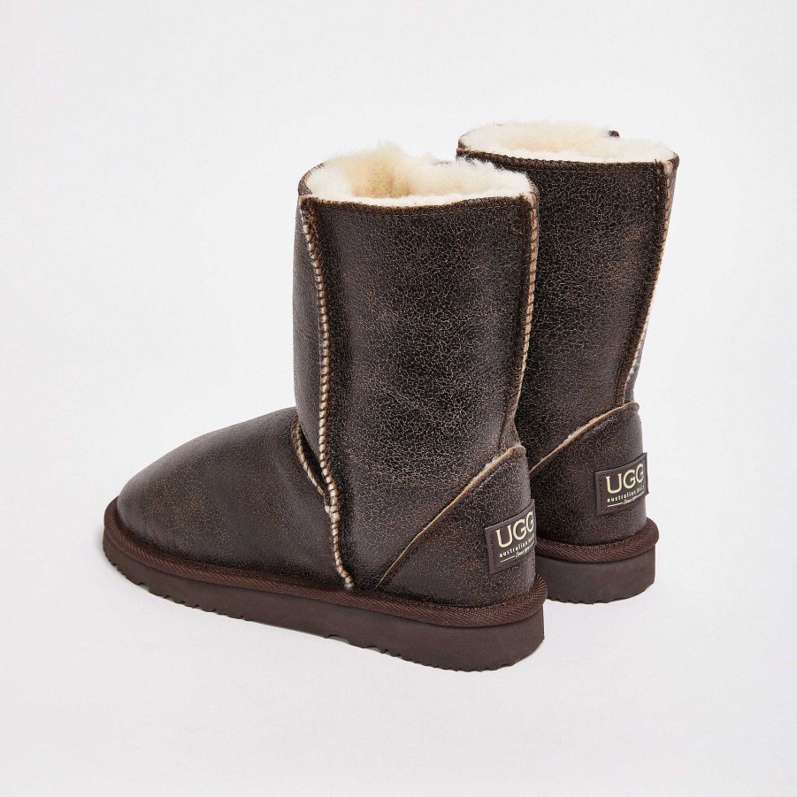 Men UGG Since 1974 Leather | Men'S Classic Bomber Mid