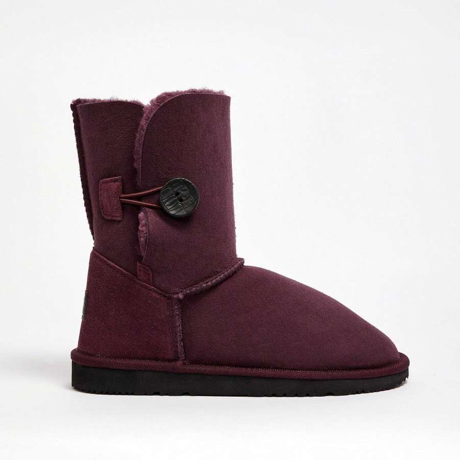 Women UGG Since 1974 Button Mid | Women'S Burleigh Button Mid Natural