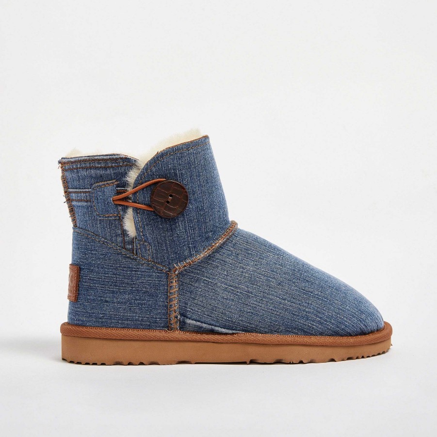 Women UGG Since 1974 Best Sellers | Women'S Denim Button Mini