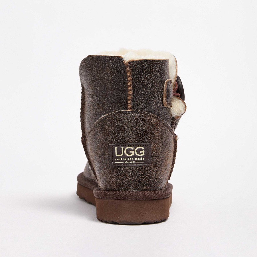 Men UGG Since 1974 Leather | Men'S Burleigh Button Bomber Mini