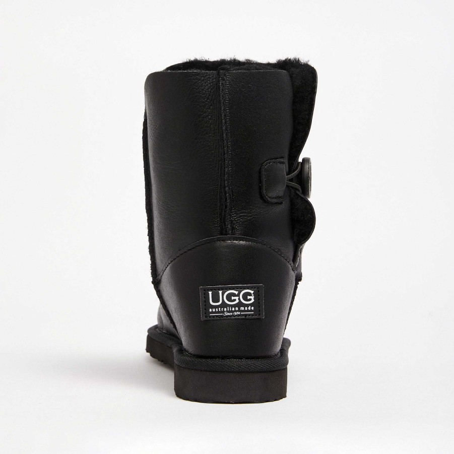 Men UGG Since 1974 Leather | Men'S Burleigh Button Nappa Mid