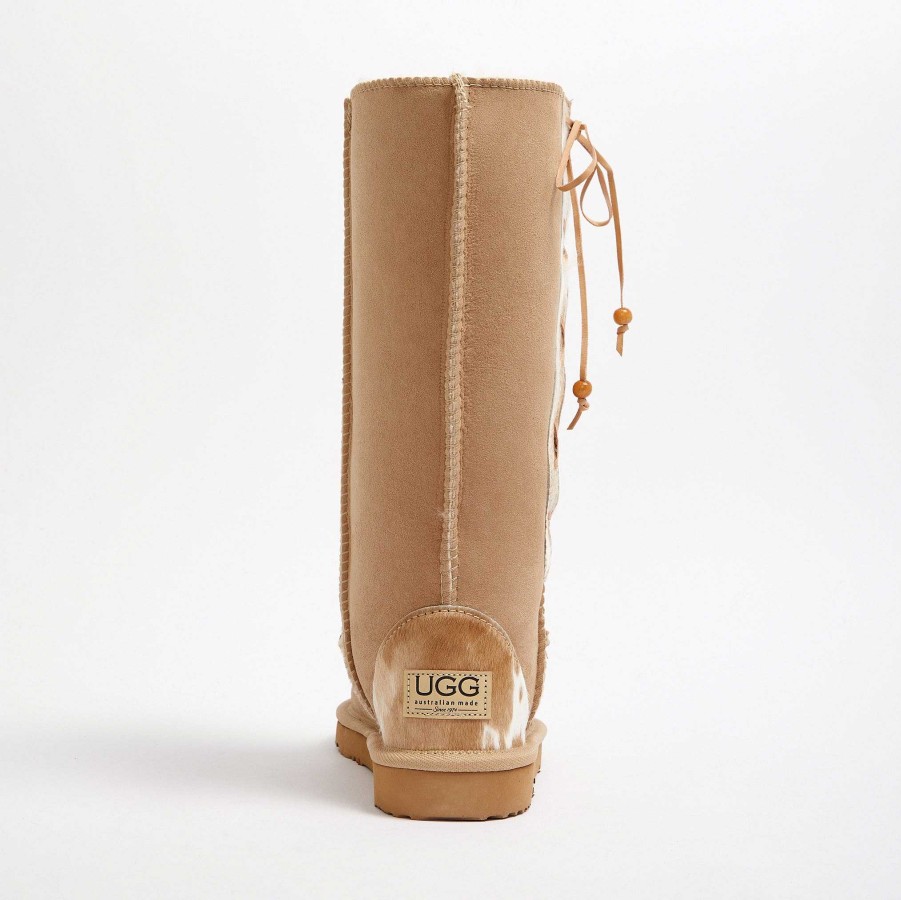 Men UGG Since 1974 Laces & Zips | Men'S Lace Up Tall Calf