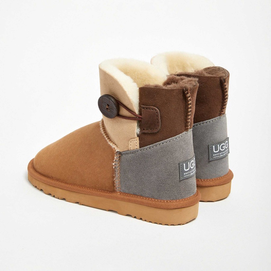 Women UGG Since 1974 Button Mini | Women'S Burleigh Button Tricolour Mini